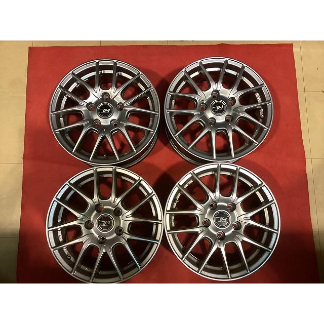 【未使用】DIOS U-1 15インチ アルミホイール4本セット【最終価格】 Dios U-1 15インチアルミホイール 15x6J+52 PCD114.3 5穴 a-2095