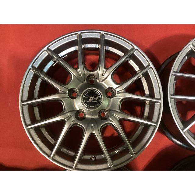 【未使用】DIOS U-1 15インチ アルミホイール4本セット【最終価格】 Dios U-1 15インチアルミホイール 15x6J+52 PCD114.3 5穴 a-2095