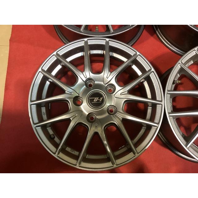 Dios U-1 15インチアルミホイール 15x6J+52 PCD114.3 5穴 a-2095 F2-1