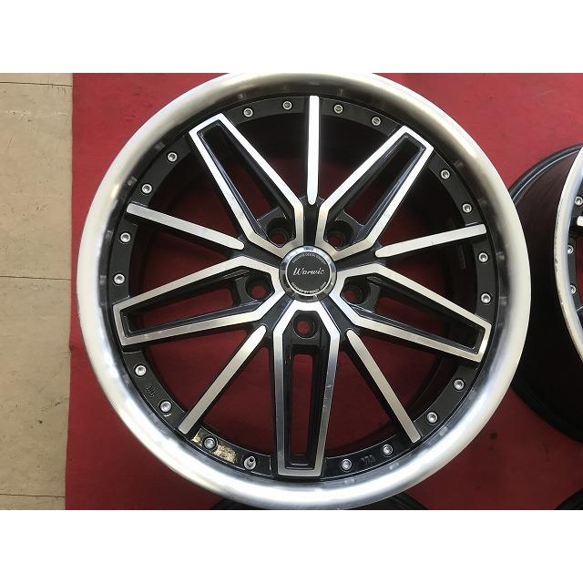 monza japan warwic 18インチアルミホイール 18x7J+53 PCD114.3 5穴 a