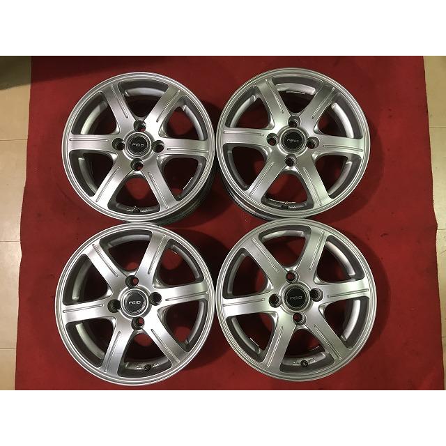 ブリヂストン FEID 14インチアルミホイール 14x5.5J+45 PCD100 4穴 a