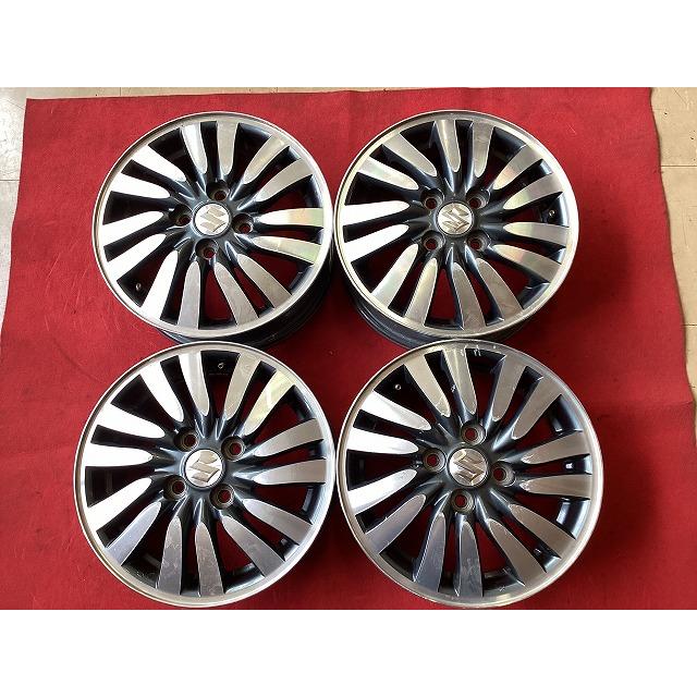 スズキ純正 14インチアルミホイール 14X4.5J＋45 PCD100 4穴 a 
