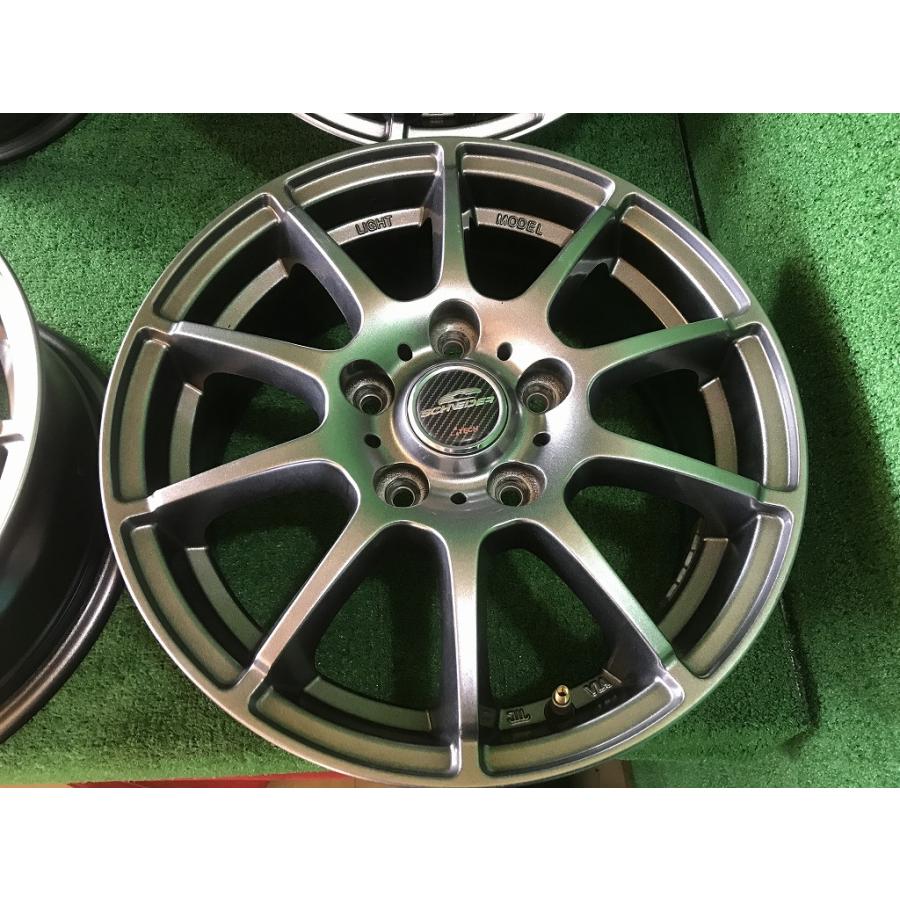 A-TECH シュナイダー 15インチアルミホイール 6J +50 5H PCD114.3 4本 