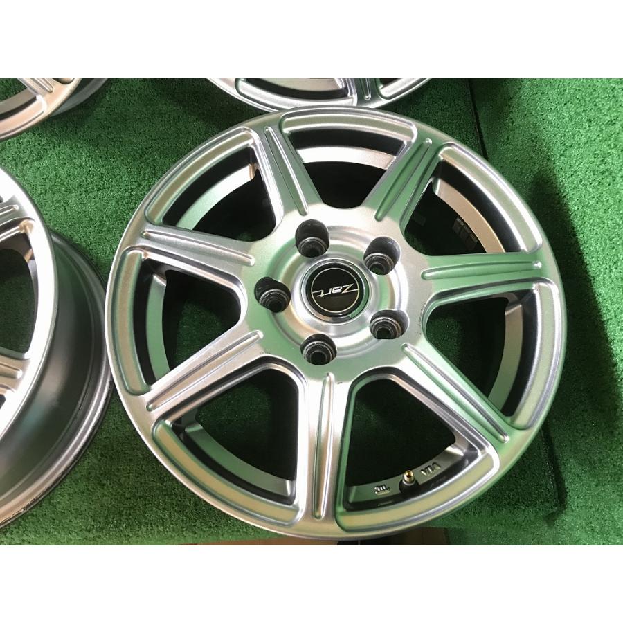 ブリジストン Zart 15インチアルミホイール 6J +45 5H PCD114.3 4本  