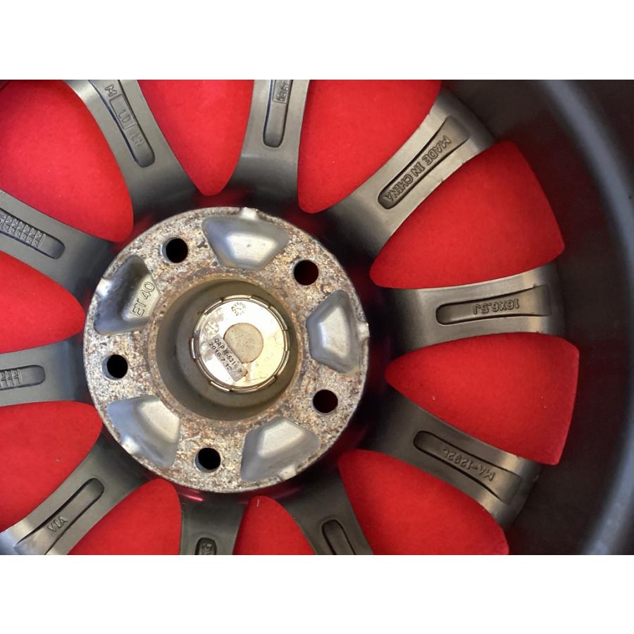 ZELERNA 16インチアルミホイール 16X6.5J+40 PCD114.3 5穴 P2-1 a-2843