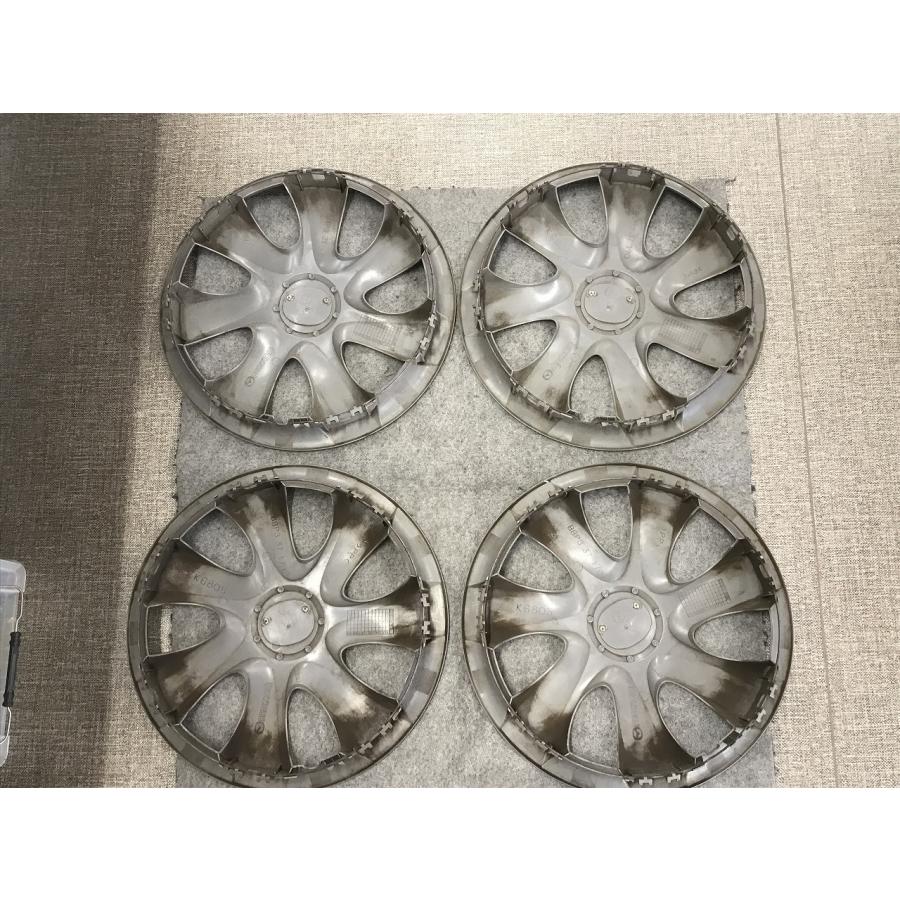 MQQNEYESのホイールキャップ4枚　15インチ マツダ純正 15インチホイールキャップ4枚セット アクセラ等に a-2917