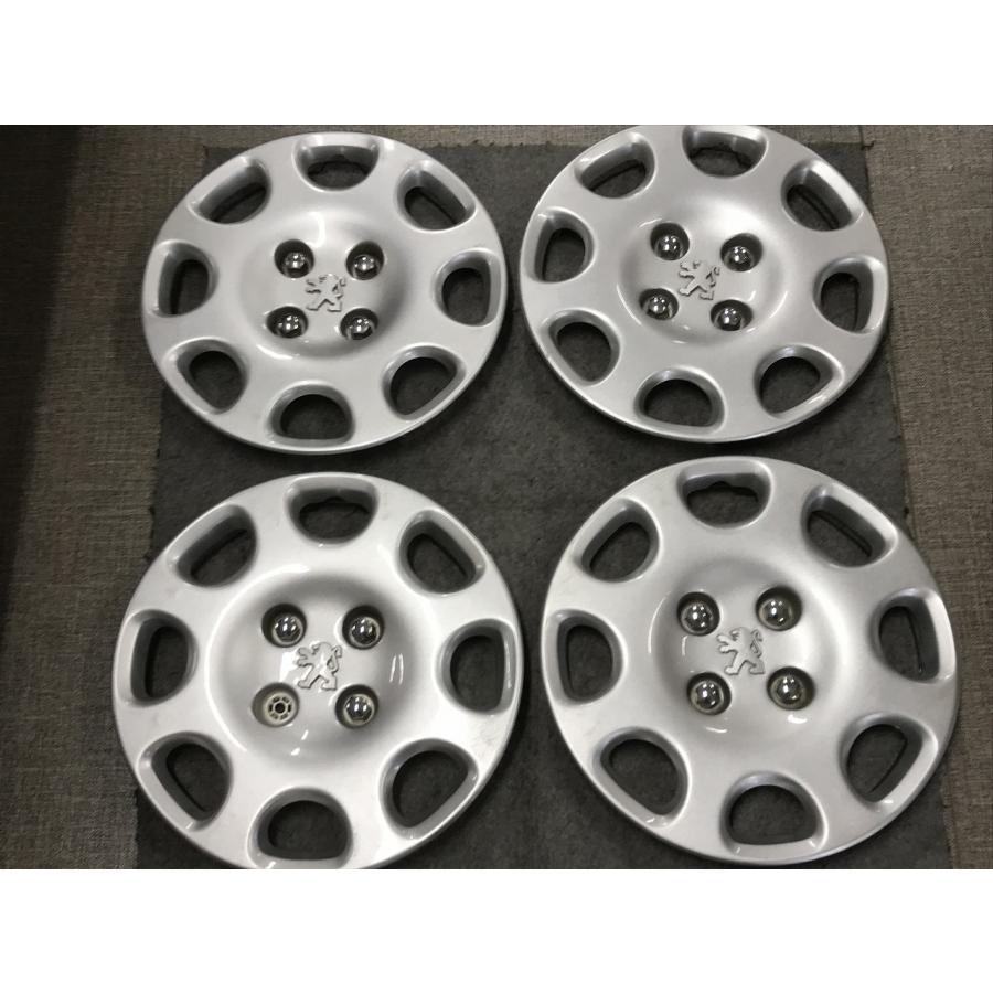 PEUGEOT プジョー 14インチホイールキャップ4枚 a-2920 1F-16 TK