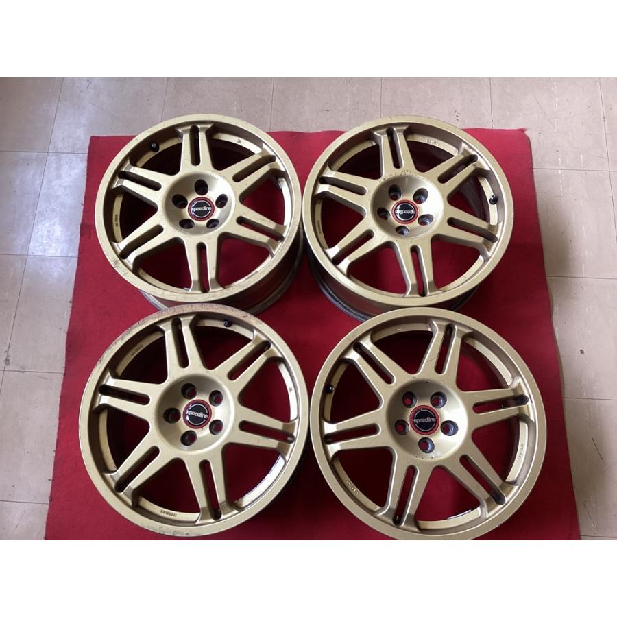speedline スピードライン アルミ ホイール 17インチ 4本 17×7JJ 5穴