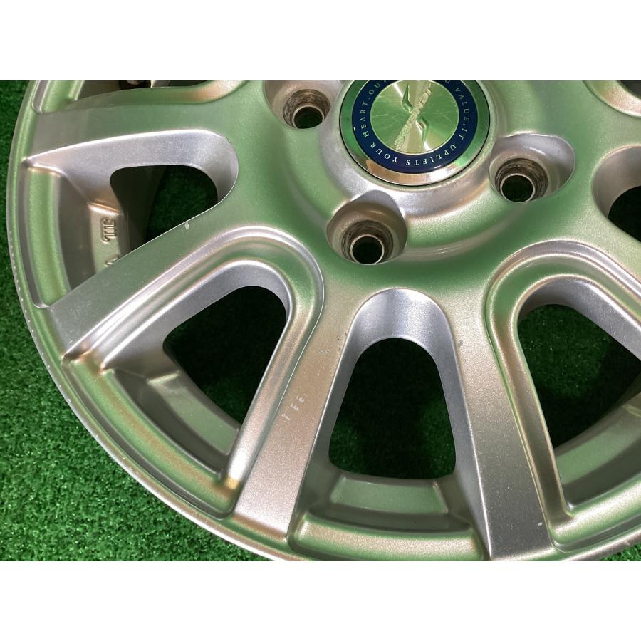 Weds JENEIGE ウェッズ 社外ホイール 13インチ 4本 4J4HPCD100+42 ムーヴ ステラ ライフ等　(VHL350) Weds JENEIGE ウェッズ 社外ホイール 13インチ 4本 4J4HPCD100+42