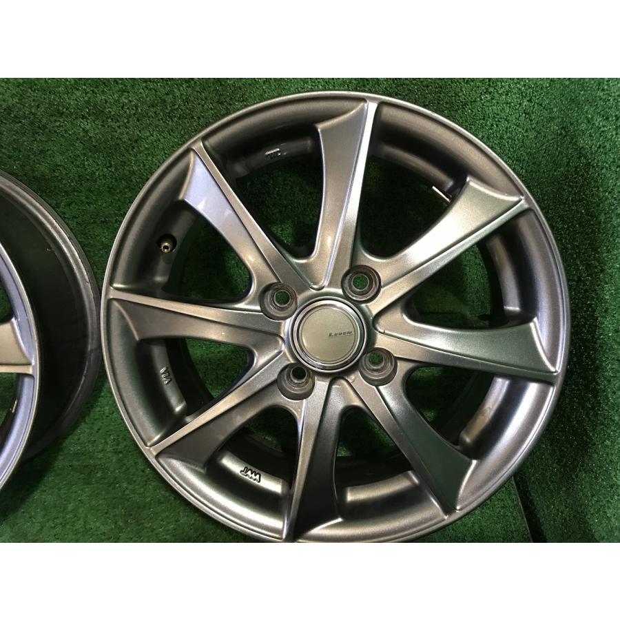 15インチ ホイールLEBEN ホイール2本　シルバー② オートバックス（AUTOBACS） AUTOBACS LEBEN レーベン 15インチアルミ