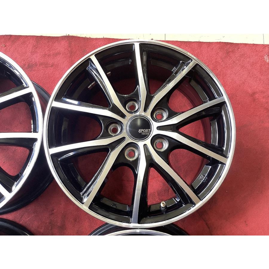 中古アルミホイール SPORT KRONE スポルトクロ-ネ 15X6.0JJ+53 PCD114 