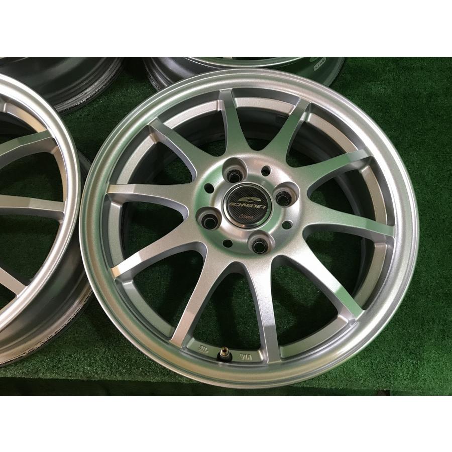 中古アルミホイール シュナイダー 15X5.5JJ+50 PCD100 4穴 a-3979 H0-4 YM｜itamisyaryo｜05