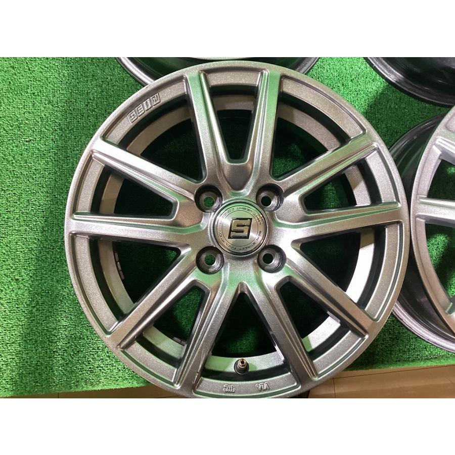 SEIN ザイン 14インチアルミホイール 5.5J +43 4H PCD100 4本