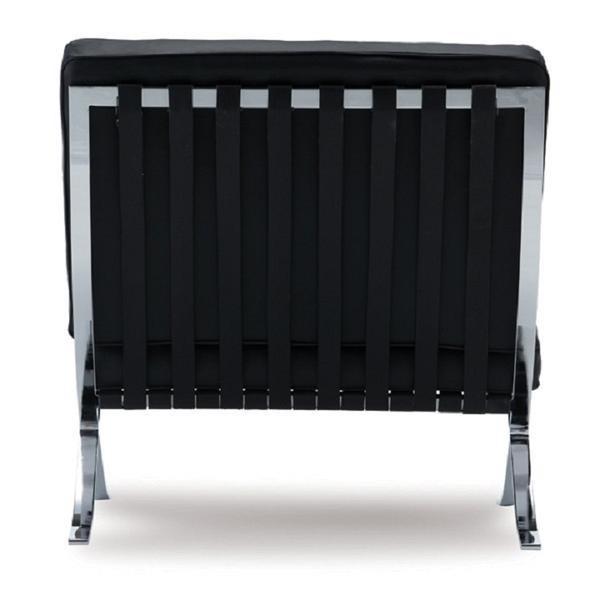 ミース  バルセロナチェア 受注生産品 納期/約2ヶ月 ブラック ホワイト 本革 ソファー ソファ 1人掛け 1人がけ  1P オットマン 足置き チェアー スツ | WHYTO | 02