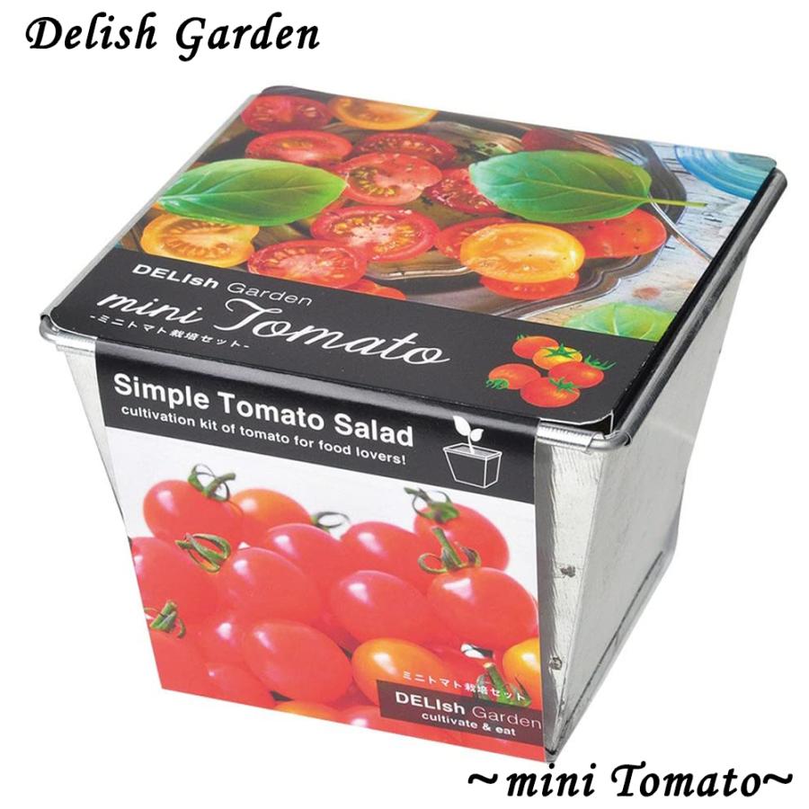 栽培キット デリッシュガーデン 驚きの値段で ミニトマト 1個 送料無料 簡単栽培セット セット商品 セット販売