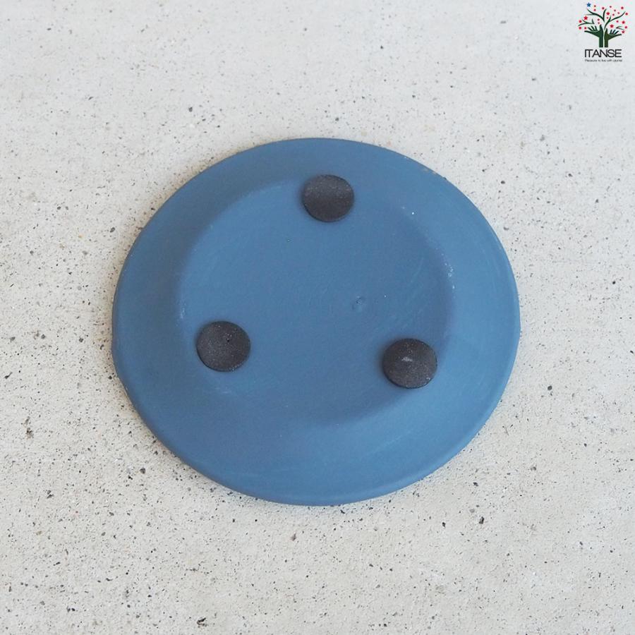 ITANSE 皿付陶器鉢 彩色焼磁 ダークブルー 資材 17cm/お買い得5個セット 植木鉢 鉢 鉢植え 陶器 おしゃれ 北欧 焼磁 イタンセ公式 ITANSE 資材 植木鉢 鉢 鉢植え おしゃれ 北欧 焼磁 0cm