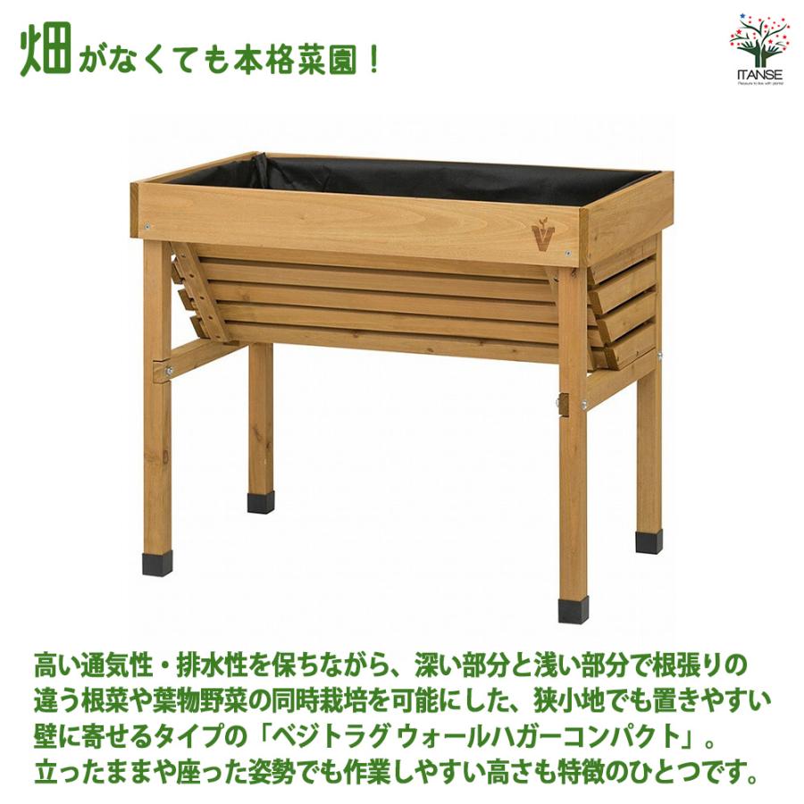 ベジトラグ ホームベジトラグ ウォールハガーコンパクト 資材 /1個売り ガーデニング 栽培 家庭菜園 園芸 野菜 ハーブ 花 花苗 花木 苗 土
