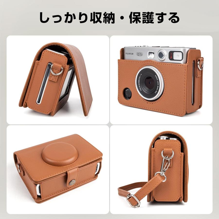 Fujifilm instax mini EVO レザーケース付き Amazon.com : Ngaantyun Mini Evo Case for Fujifilm Instax Mini Evo