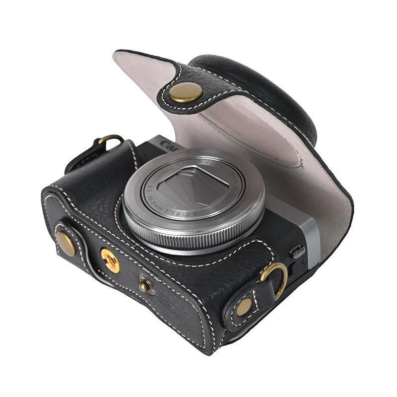 キャノン Canon Powershot G7X Mark III カメラ ケース PUレザー