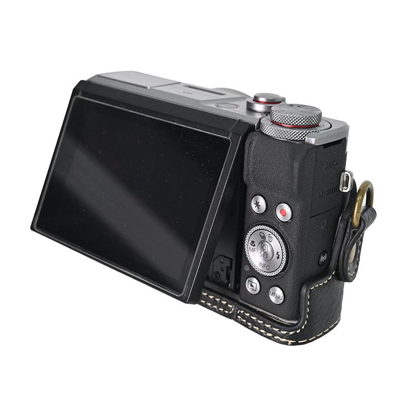 キャノン Canon Powershot G7X Mark III カメラ ケース PUレザー  