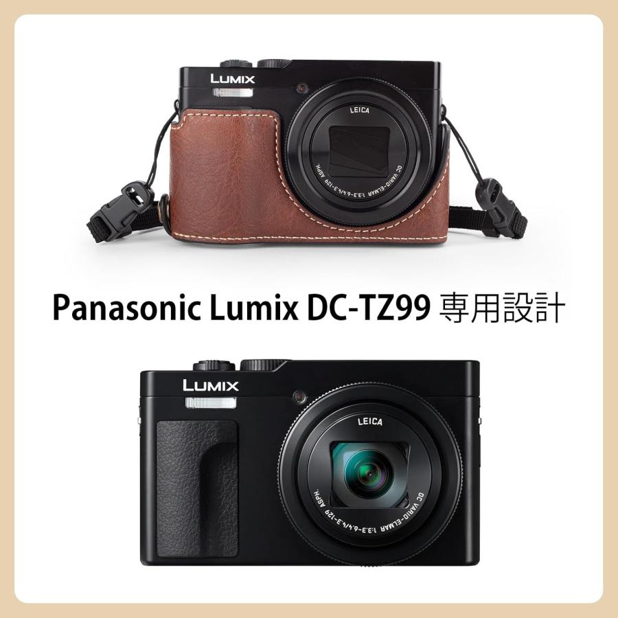 パナソニック LUMIX DC-TZ99 ケース付属 パナソニック LUMIX DC-TZ99 ボディ用ケース カメラケース デジタル