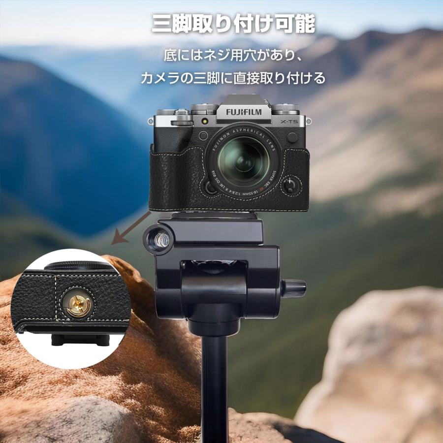 FUJIFILM 富士フィルム X-T5 用 XT5 XT-5 fujifilm x-t5 ハーフ ケース