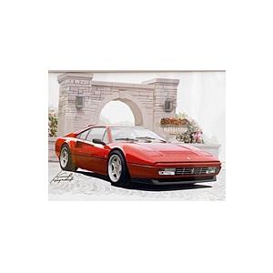 Ferrari（フェラーリ） 328 GTB イラストレーション by 林部研一 10086