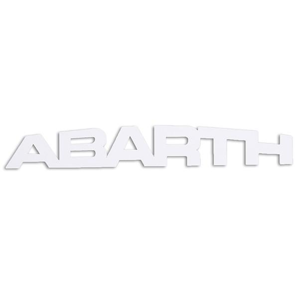 ABARTH LOGO IMPACT２ ホワイト アバルト（ABARTH） 全3色アバルト Newロゴステッカー (100mm/切文字