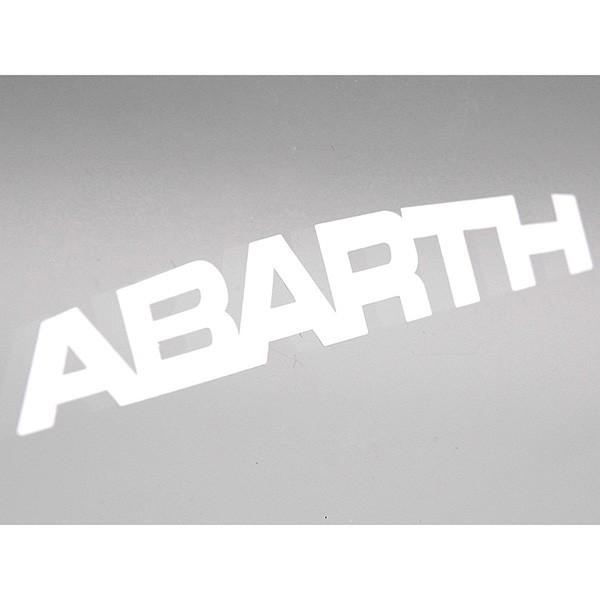 アバルト（ABARTH） 全3色アバルト Newロゴステッカー (100mm/切文字