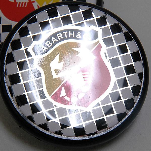 アバルトホイールセンターキャップ　(チェッカー&エンブレム) 54mm 1個　11806｜itazatsu｜04