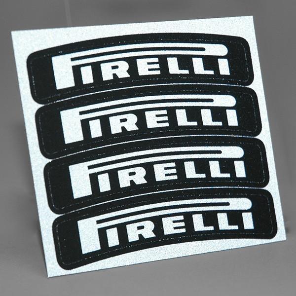 タイヤ用ロゴステッカー PIRELLI (反射タイプ/4枚セット)　12717｜itazatsu｜02