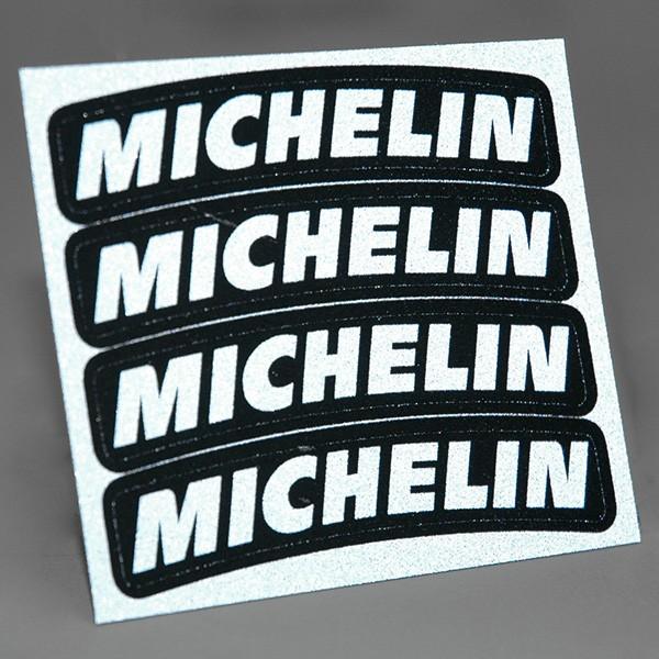タイヤ用ロゴステッカー MICHELIN (反射タイプ/4枚セット) 12718