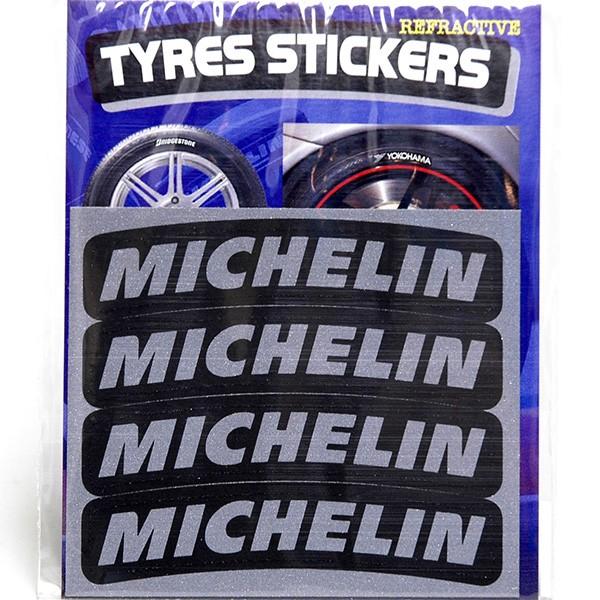 タイヤ用ロゴステッカー MICHELIN (反射タイプ/4枚セット) 12718