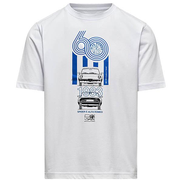 アルファロメオ（ALFA ROMEO） オフィシャルSpider 60周年記念Tシャツ