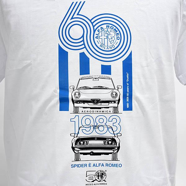 アルファロメオ（ALFA ROMEO） オフィシャルSpider 60周年記念Tシャツ