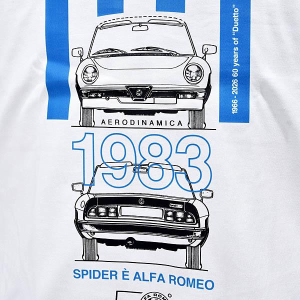 アルファロメオ（ALFA ROMEO） オフィシャルSpider 60周年記念Tシャツ