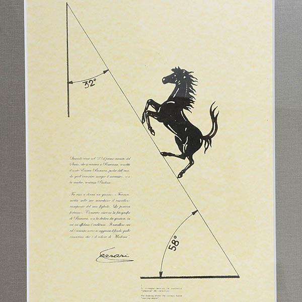 Ferrari（フェラーリ） フェラーリ額装Cavallino仕様書 13511