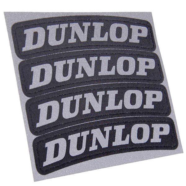 タイヤ用ロゴステッカー DUNLOP (反射タイプ/4枚セット) 13775 