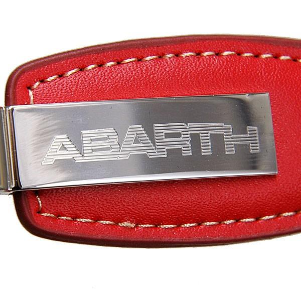 専用ページ アバルト（ABARTH） アバルトフェイクレザー&メタルプレートキーリング