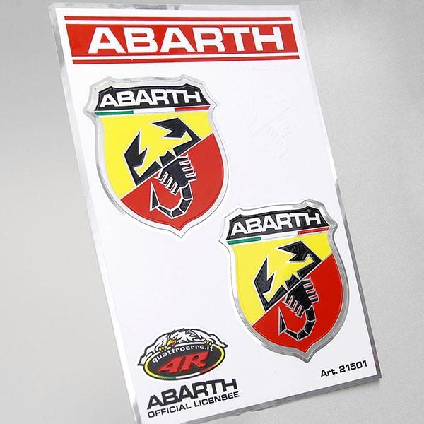 アバルト（ABARTH） アバルト純正エンブレムステッカー(46mm/2枚組