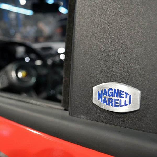 FIAT500 ABARTH MAGNETI MARELLIアルミエンブレム(2枚セット) 15044