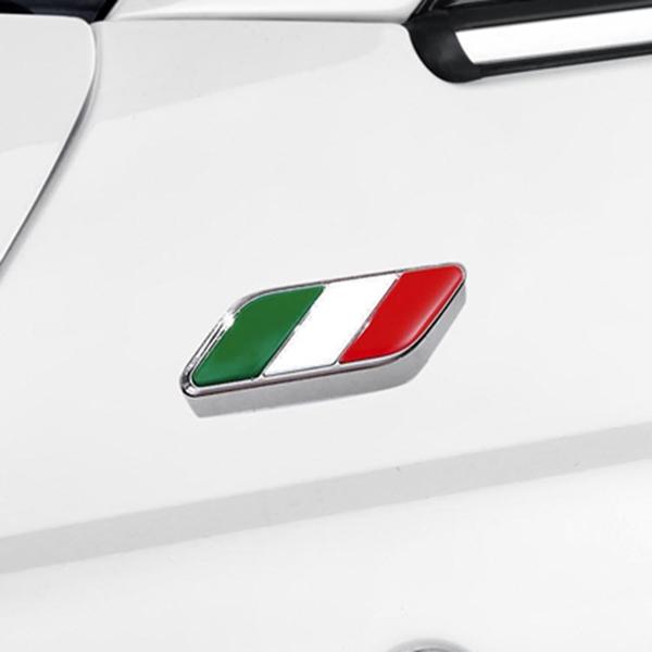 フィアット純正500フェンダー用トリコロールエンブレム イタリア自動車雑貨店ショッピング 通販 Yahoo ショッピング