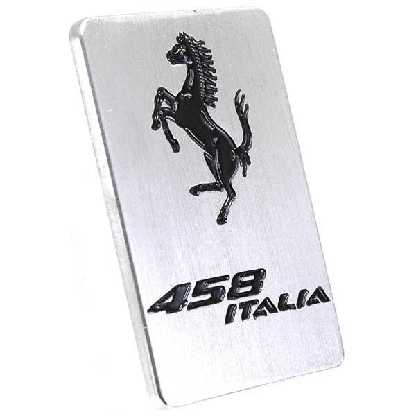 フェラーリ　プレート Ferrari（フェラーリ） 458 ITALIAエンジンルームプレート 15756