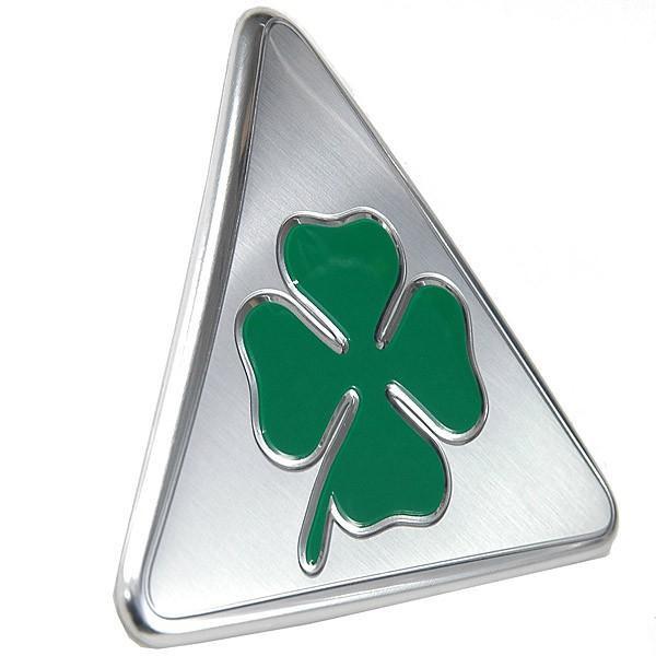 アルファロメオ純正Giulietta QUADRIFOGLIOフェンダーエンブレム (シルバー/右側)　16238