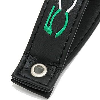 蔵様オーダー品　FIAT500 リアゲートストラップ　レザー　ハンドメイド FIAT（フィアット） 500 リアゲート用レザーストラップ (ブラック