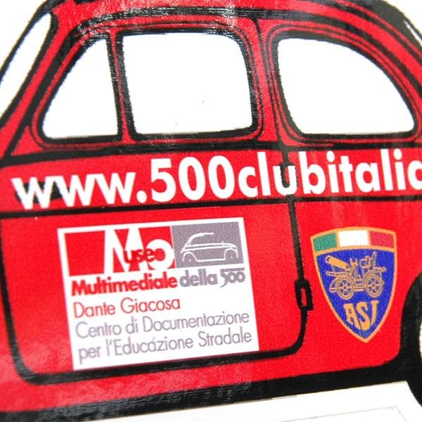 フィアット FIAT 500 CLUB ITALIAステッカー(車型)　16892｜itazatsu｜03