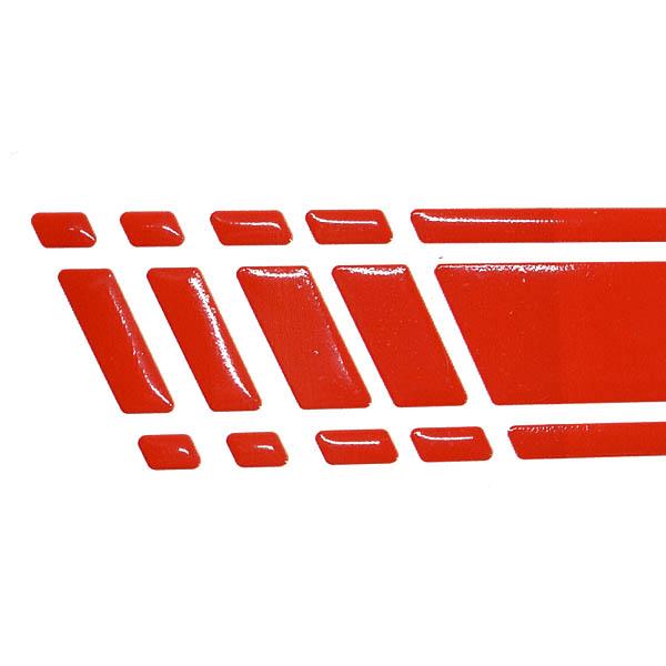 アバルト（ABARTH） 500/595/695ダッシュボードストライプステッカー