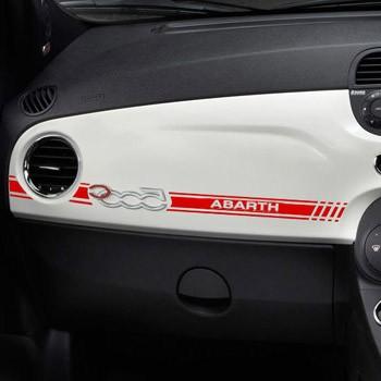 アバルト（ABARTH） 500/595/695ダッシュボードストライプステッカー