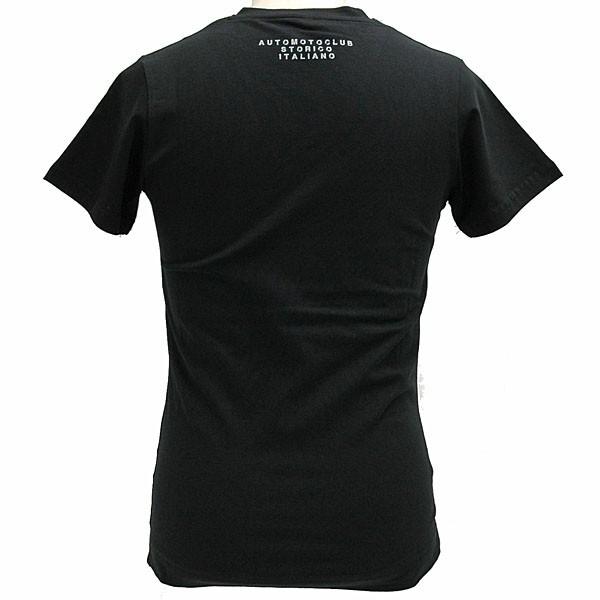 ASIオフィシャルTシャツ(ブラック) 17830 定価￥5,500 : イタリア
