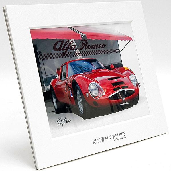 アルファロメオ（ALFA ROMEO） TZ2イラストレーション by 林部研一